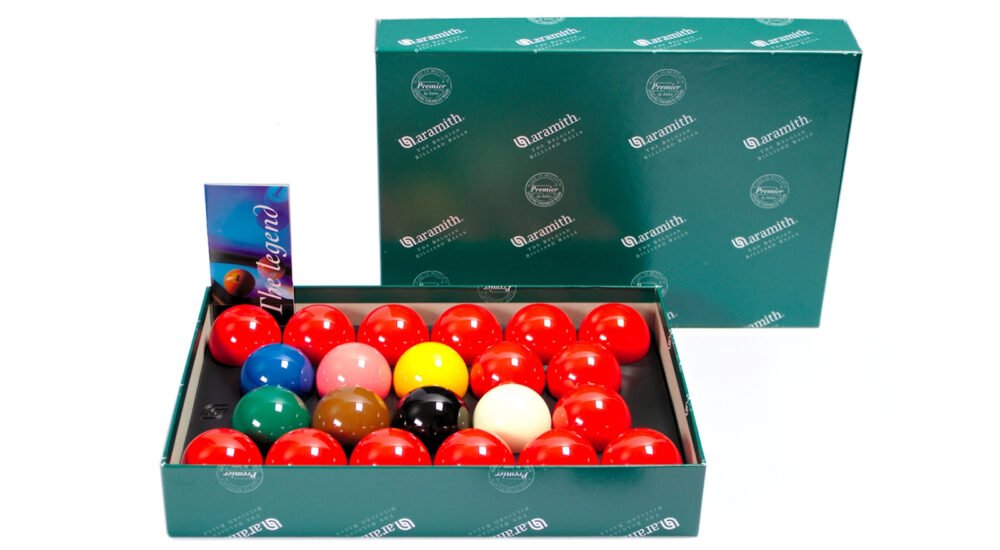 Aramith 2 1/16" (52.4mm) Premier Full Size Snooker Belgium Ball Set - 22 Balls - Image 2
